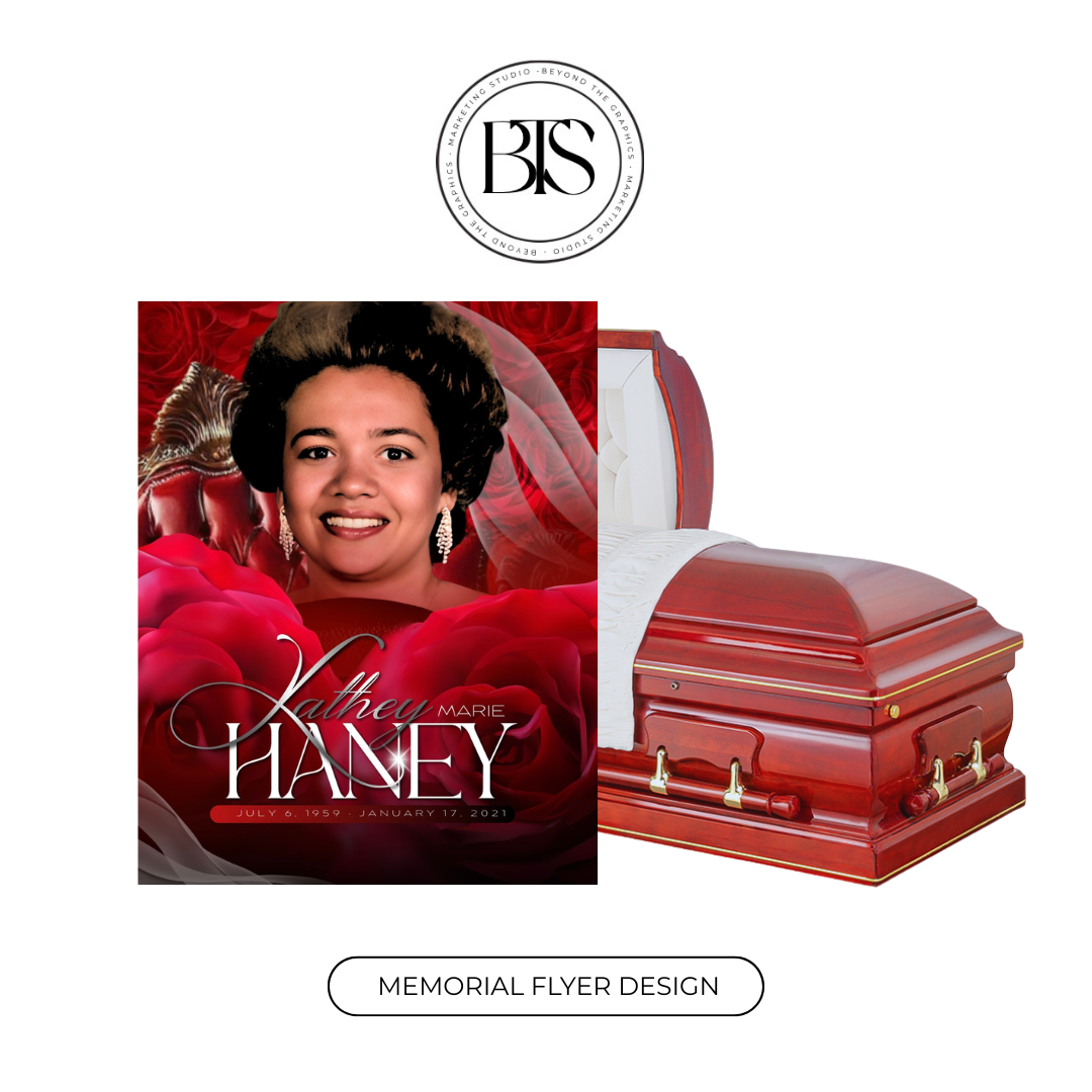 Memorial Announcement Flyer